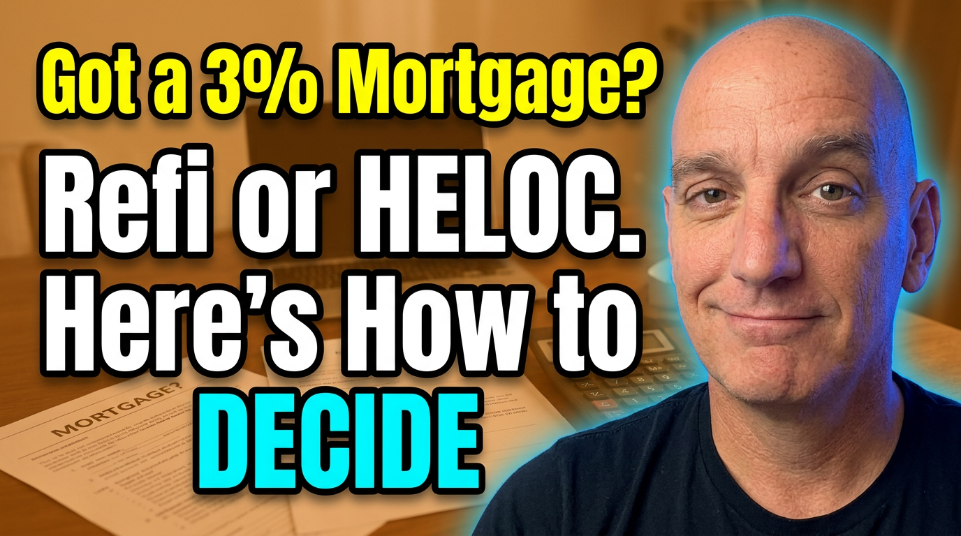 Homeowner comparing HELOC and cash-out refinance options to tap equity while keeping a low mortgage rate