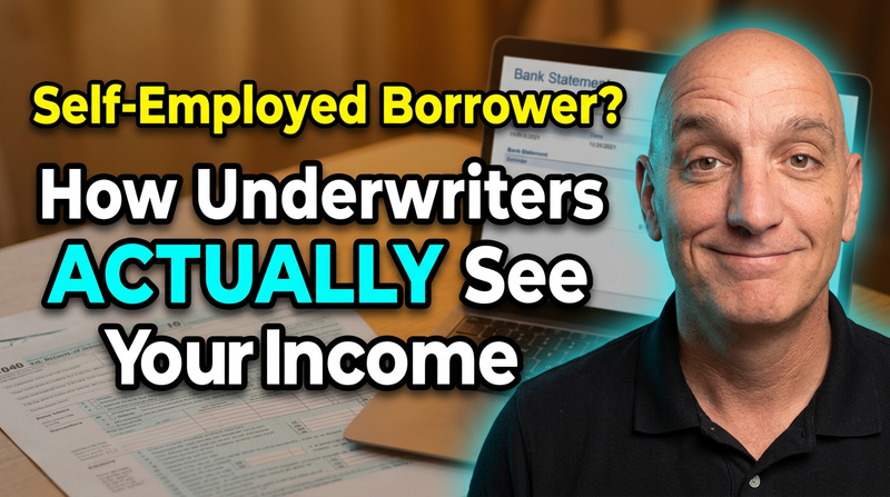 Self-employed business owner reviewing bank statements to qualify for a mortgage without tax returns